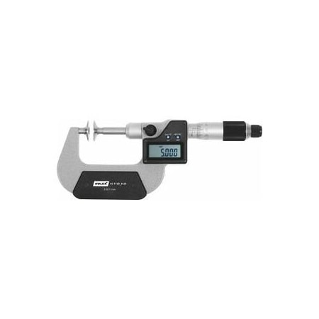 Holex Digital External Micrometer, Disc Anvils, Measuring Range: 0-25 mm 421729 0-25